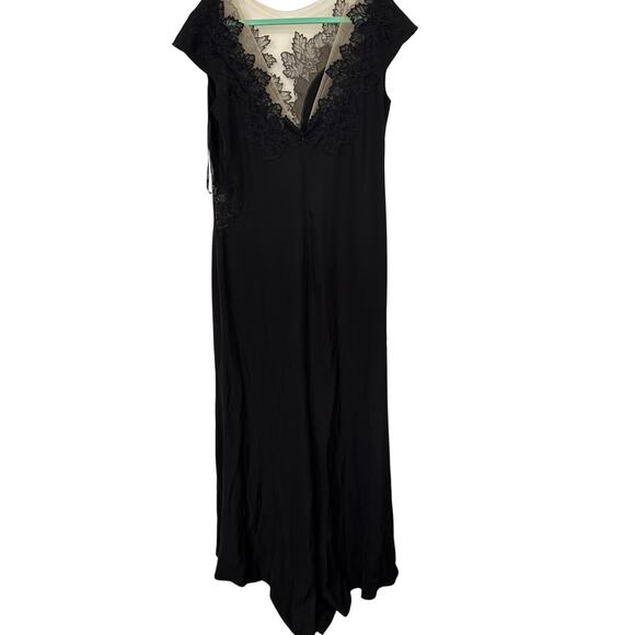 Tadashi Shoji Embroidered Floral Illusion Gown, 16 - Picture 3 of 8